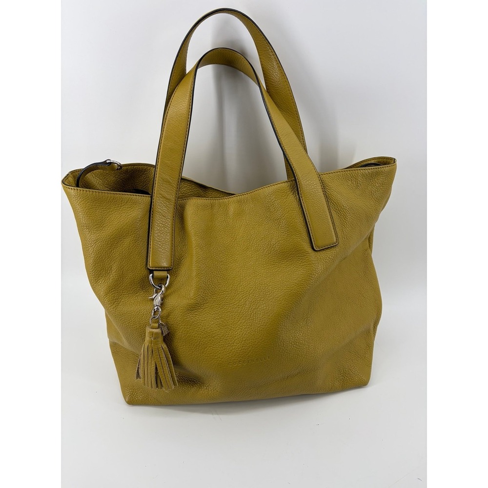 Coccinelle Shoulder Bag/Tote, Mustard Yellow, Super Soft Leather